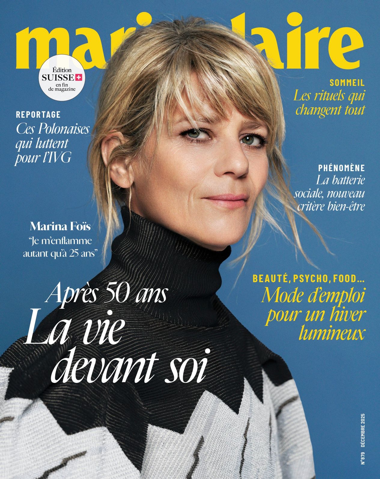 Marie Claire Suisse Novembre 2025: Quand le cerveau réclame des chaussettes