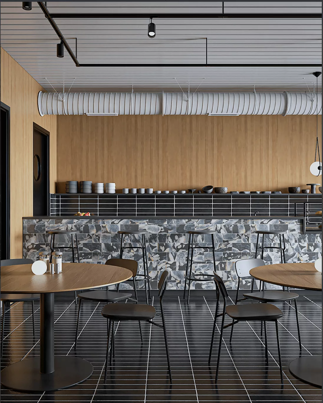 Coffee La Italia, Interior design · café