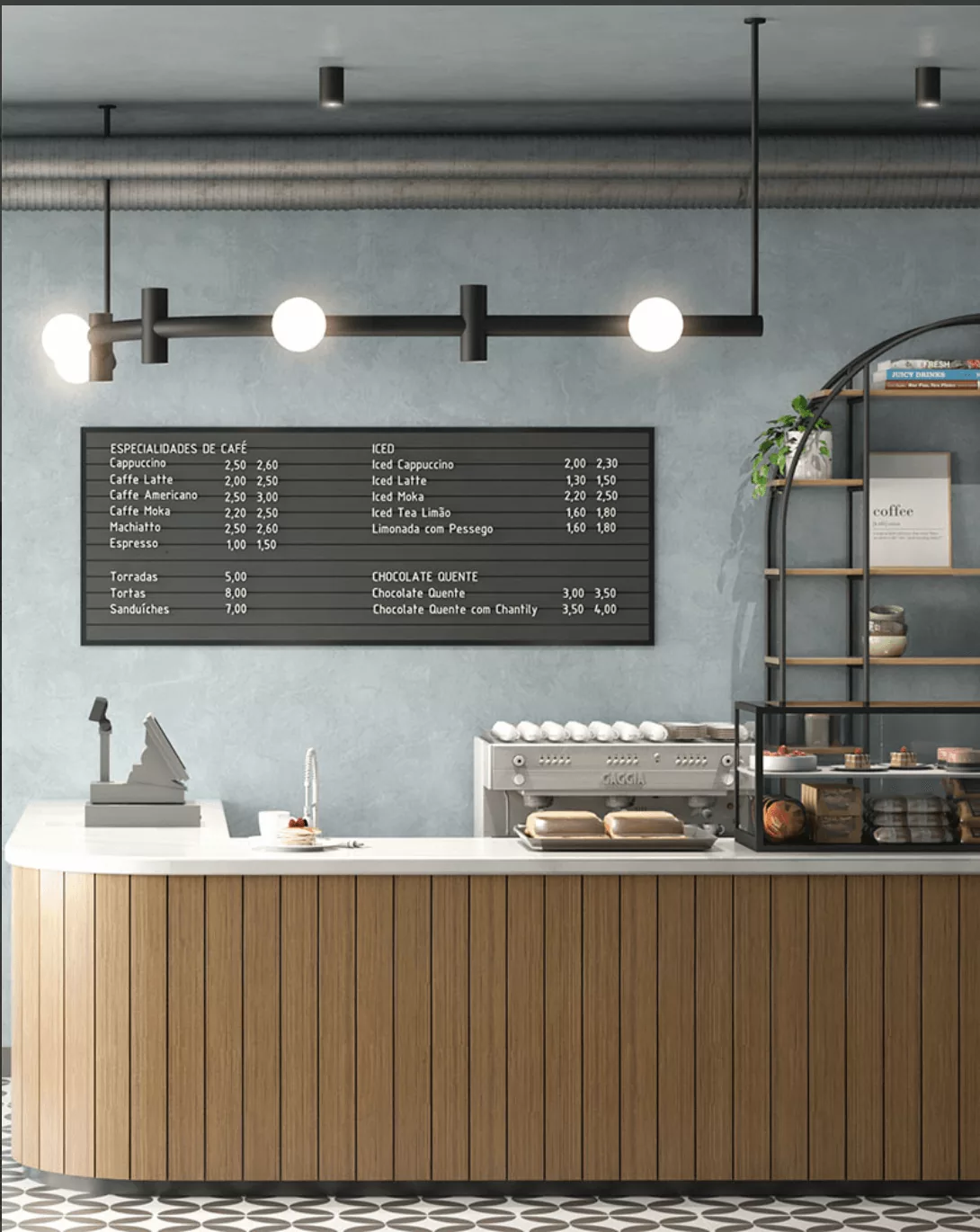 Coffee Light Blue 1