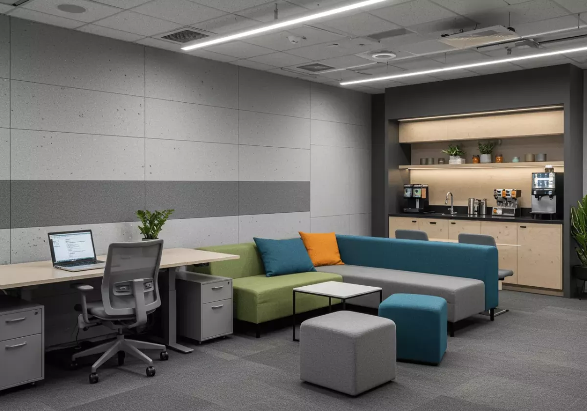 Coworking interior design: maximize collaboration with a modern space