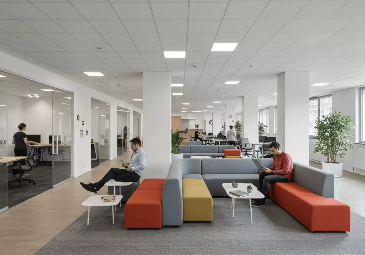 Coworking interior design: maximize collaboration with a modern space