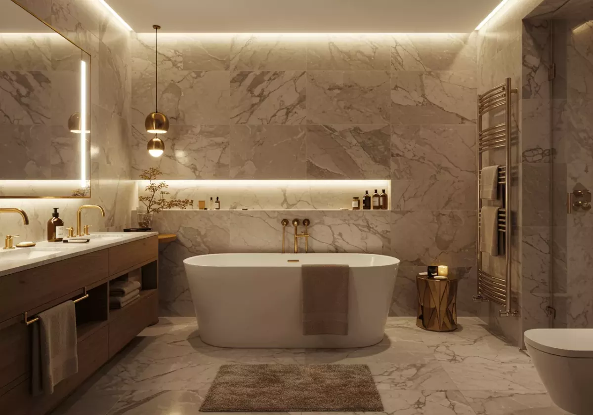 Luxury bathroom at home: transform your space into a private spa
