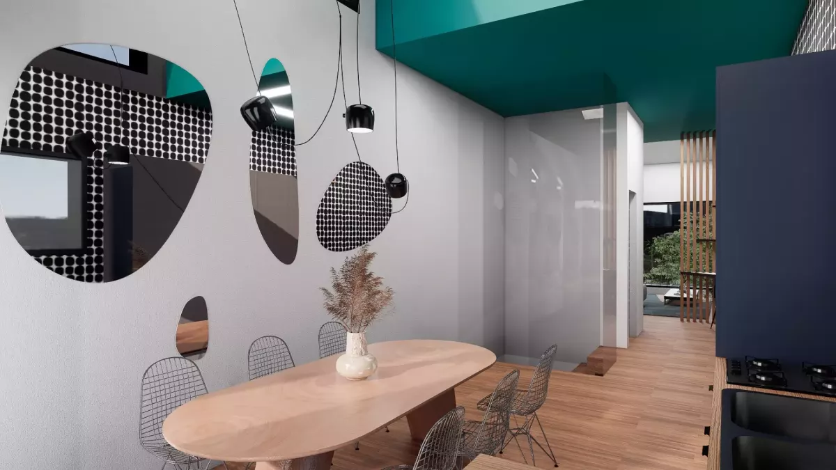 Mornex, Interior design · village house