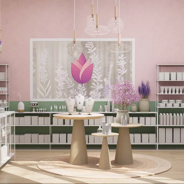 NaturHessentielle Shop, Design d'intérieur · boutique