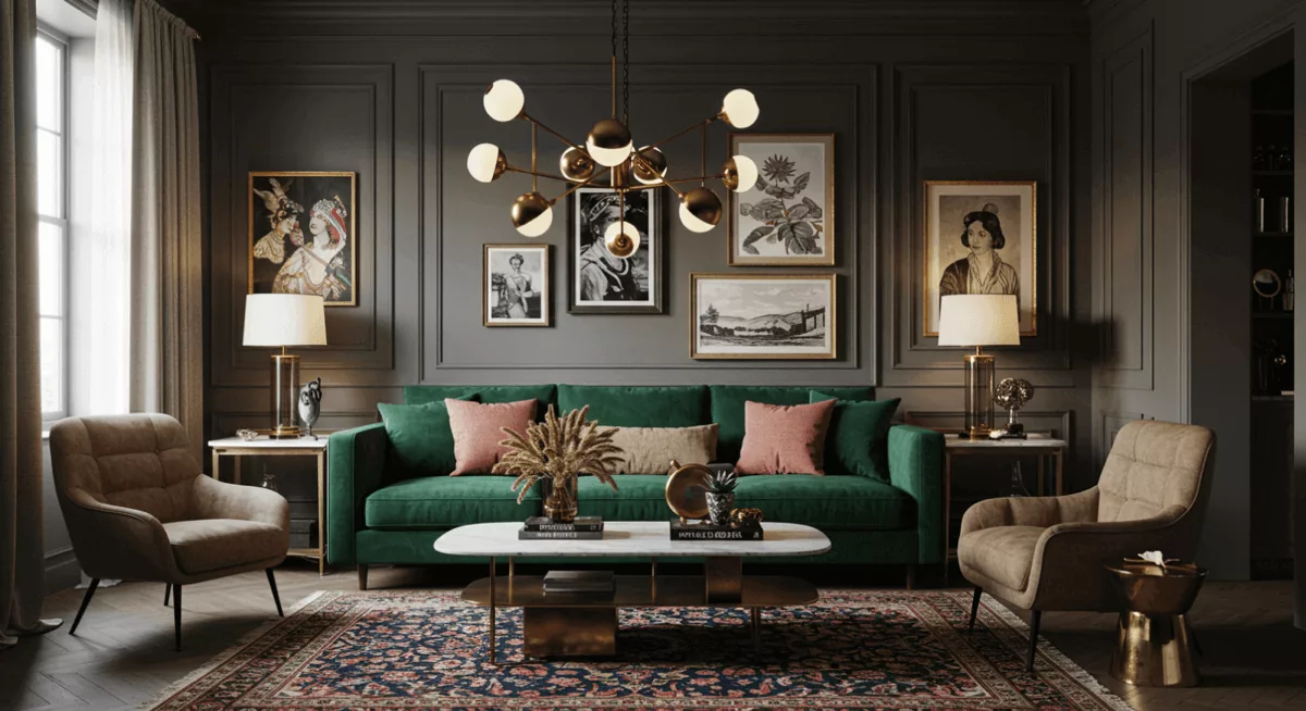 A volta do maximalismo chique: quando “mais é mais” na decoração